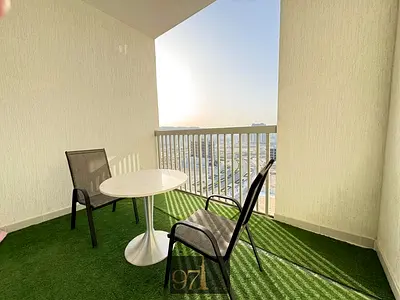 Furnished Studio | Time 1 | Balcony & City View