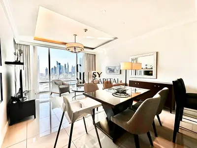 Burj Khalifa and Fountain View | Mid Floor