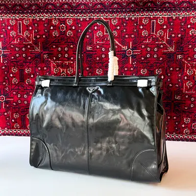 Prada Bonnie extra-large leather handbag