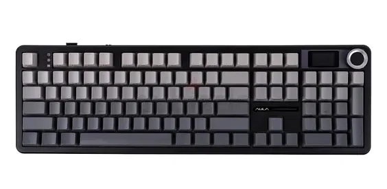 AULA F108 PRO Wireless Mechanical Keyboard with Screen  Knob, Full Size Keyboard