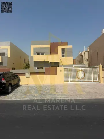 Al Muwaihat 1 | 5 master bedrooms | Area 5,000, fully ready to live in, price includes electricity, water and air conditioners.