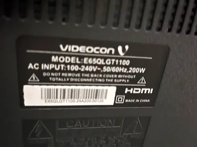 Videocon TV (HDMI) - Model E50GLCT1100 - with warranty