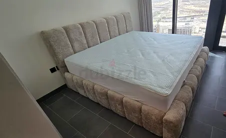Modern Upholstered King Size Bed Frame