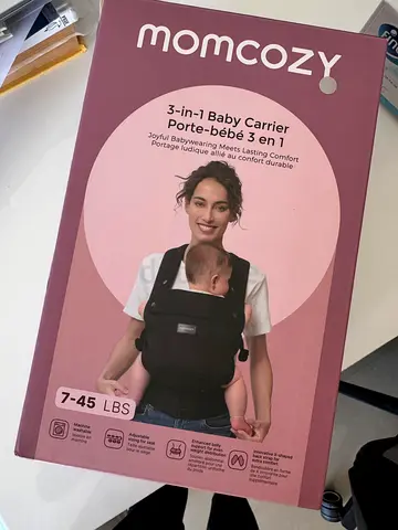 Momcozy 3-in-1 Adjustable Baby Carrier (7-45 lbs) - New in Box