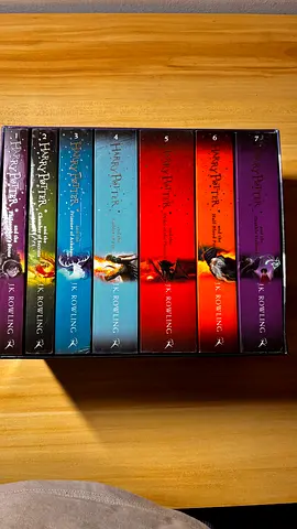 Complete Harry Potter Paperback Box Set (1-7) by J.K. Rowling - English. Three months old.