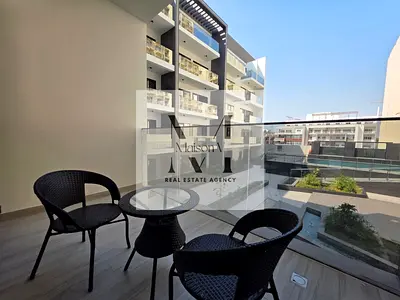Semi-furnished Studio | Pool view | Brand New