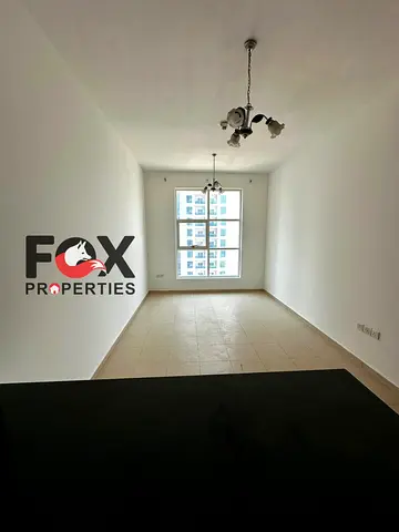 One-bedroom apartment with a living room for annual rent in City Tower, Al Nuaimiya 3 Central air c