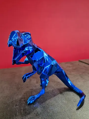 Richard Orlinski T-Rex – Electric Blue