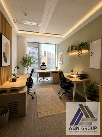Fully Furnished Modern Office – DEWA & WiFi Included