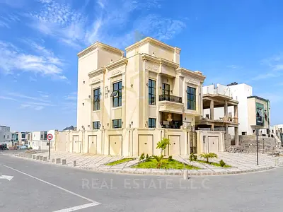 Classic Corner Villa for Sale in Al Helio 2 – Ajman | Prime Location | Rooftop