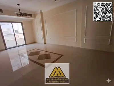 بلكونة باطلالة ممتازة | حمامين بالشقة | موقع مميز بالقرب من جميع الخدمات | سهل المخرج للشارقة ودبي