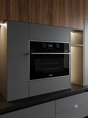 Teka Built-In Dual Combi Microwave 60cm – Black Finish | Premium Kitchen Appliance