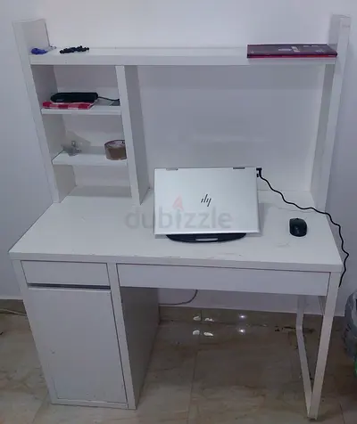 IKEA MICKE desk with shelves
