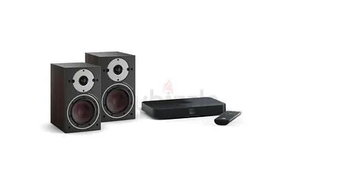 DALI OBERON 1 C Dark Walnut + Sound Hub Compact | Wireless Hi-Fi Speakers ( New )