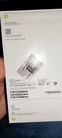 iPhone 17pro max original boxed (sealed) - unopened.Dual physical sim.