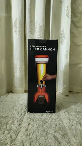 LED Beer Tower / Beer Cannon - 3L Party Dispenser (New in Box)