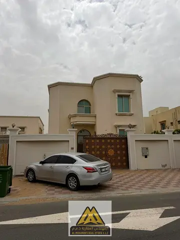 spacious villa is available for annual rent in Al Raqaib, Ajman, offering a practical layout ideal for
