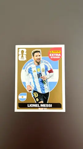 Lionel Messi 2026 FWC golden sticker