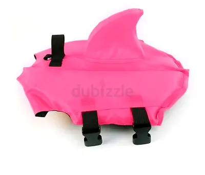 Pink Shark Fin pets Swim Vist / Life Jacket - Size Small