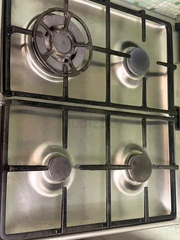 Bosh Used 4-Burner Stainless Steel Gas Hob - Good Working Condition