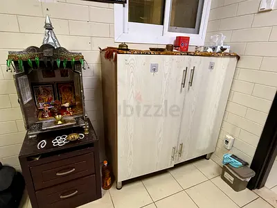 Compact Wooden Cabinet with Top Drawer - Light Oak