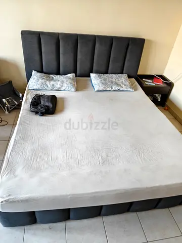 King size Danube bed with tables