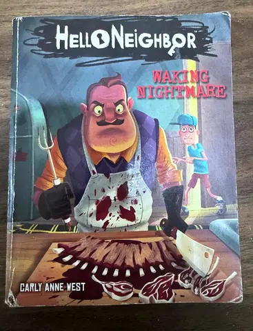 Hello neighbor book very good condition and quality about the game hello neighbor
