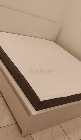 IKEA Malam king size bed frame with IKEA mattress