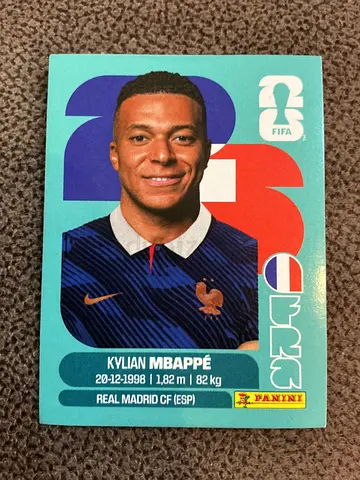 Kylian Mbappe Panini FIFA WC 2026 sticker