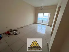 For annual rent in Liwara 1 Ajman, one bedroom and living room, 2 bathrooms, built-in wardrobes, cen