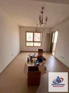 **The most affordable two-bedroom apartment in Al Qulaya for AED 32,000, featuring a balcony with a