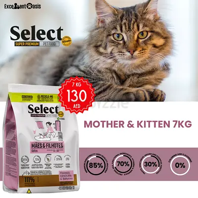 Select Super Premium Mother Kitten Cat Food 7kg - 130 AED