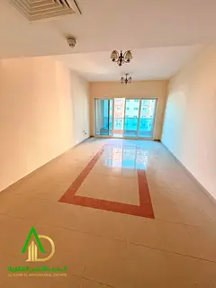 One bedroom and living room for rent, large area, in Al Rashidiya 3