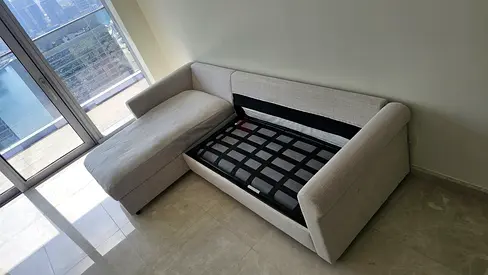 Ikea Gronlid L Shape Sofa bed with mattress