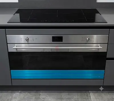 SMEG Built-In Electric Oven with Electric Cooktop 90cm – Premium Italian Design