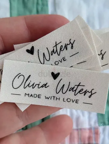 Personalised fabric clothing labels