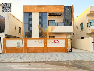 فيلا عصرية للبيع في حي الياسمين – عجمان | 5 غرف نوم + غرفة خادمة | جاهزة للسكن