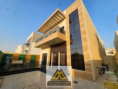 Brand New Ultra Luxurious Fully Furnished 3BR Villa With Majlis, Maid's Room & Central AC For Sale Al Helio 1 Ajman Including Water & Electricity
