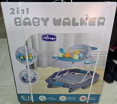 Unwanted gift, 2-in-1 Baby Walker (Chicago) - Adjustable, Music Lights, New in Box