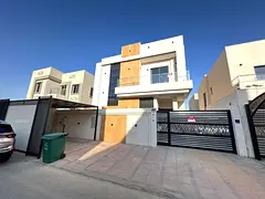 Villa for sale with electricity, water, and air conditioning in Al Yasmin area, Ajman. Modern finish