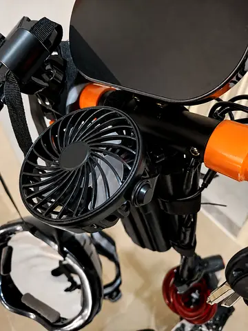 🔥 Portable Tripod Fan – Powerful  Adjustable Cooling Fan