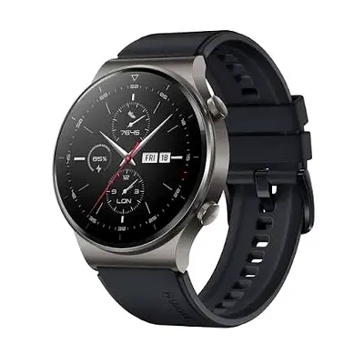 Huawei GT pro 2 Smartwatch - Titanium Case, Black Strap (Good Condition) negotiable