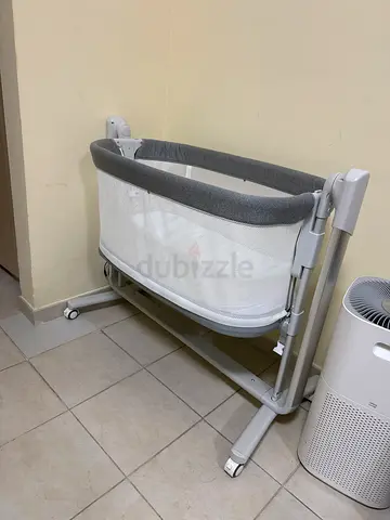 Jikel Pony Electric bedside crib and Swing,Wake-up and Sleep sensor,Adjustable Height