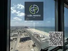 Spacious 2BHK Apartment for Yearly Rent in Corniche Tower Partial Sea View