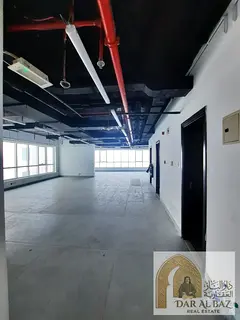 Semi-divided office for annual rent in Al Majaz 2 – Sharjah | 2,000 sq ft | Al Majaz Park view | F
