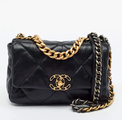 Chanel 19 Medium Goat Skin Flap Bag