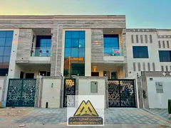 4-bedroom townhouse villa for sale in Al Zahia area, behind the new shops and close to all services