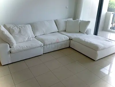 As like new condition marina home lshape sofa