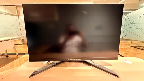 PORSCHE DESIGN · AOC AGON PRO PD32M — 32” 4K 144Hz Mini-LED, DisplayHDR 1400