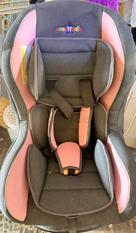 Pink  Grey Convertible Baby Car Seat - Good Condition